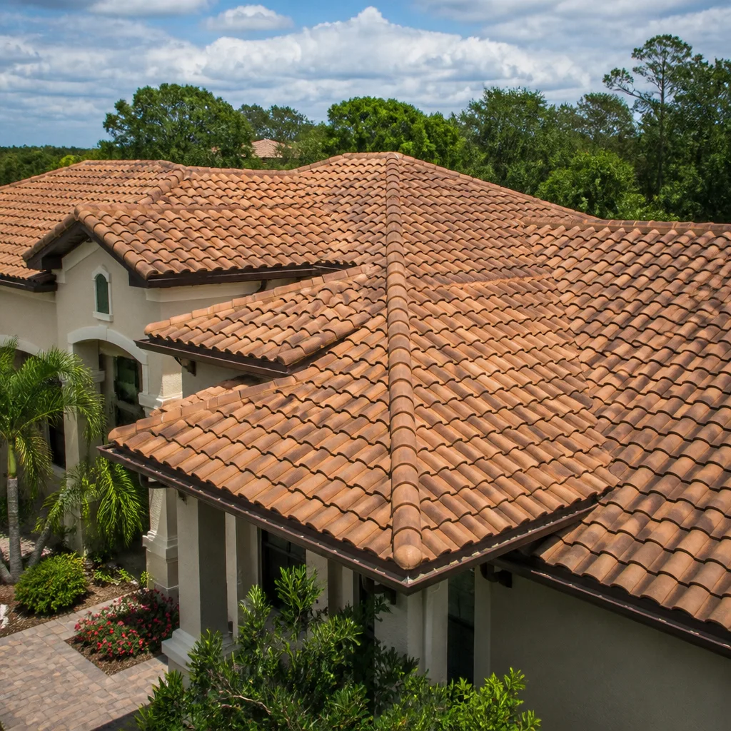 Tile roofing
